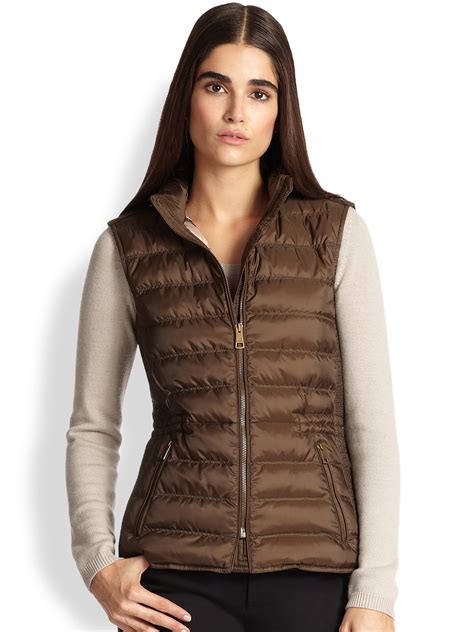 burberry vest|burberry puffer vest.